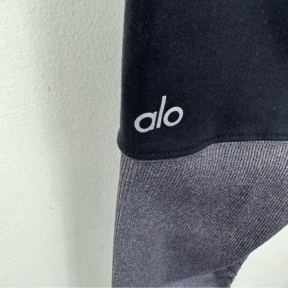 Alo Yoga Goddess Leggings Black Gray - Picture 6 of 10